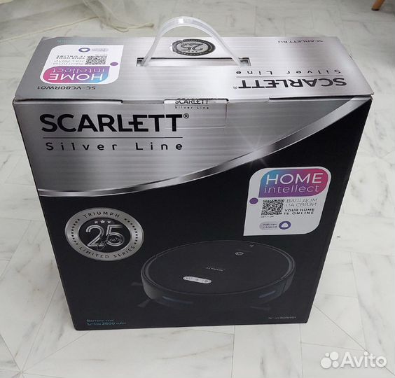 Робот пылесос Scarlett Silver Line