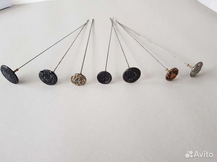 Шляпные булавки конец 19 века, Чехословакия