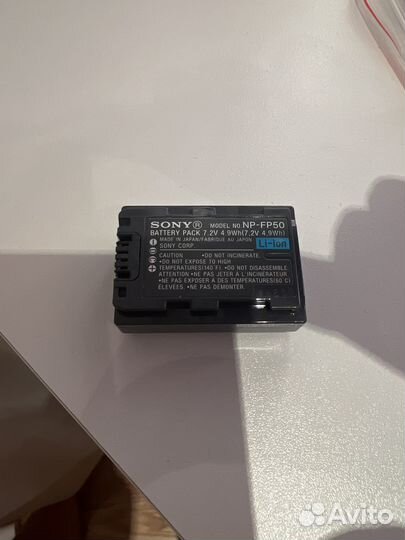 Аккумулятор Sony NP-FP50