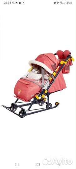 Санки-коляска ника 7