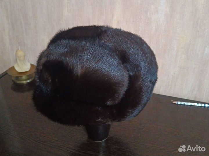 Норковая шапка мужская