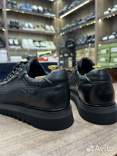 Кроссовки мужские натуральная кожа