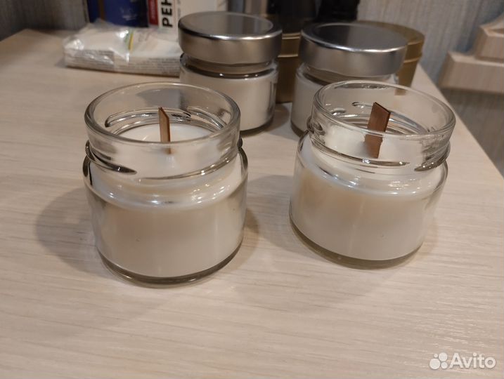 Ароматическая свеча ручной работы