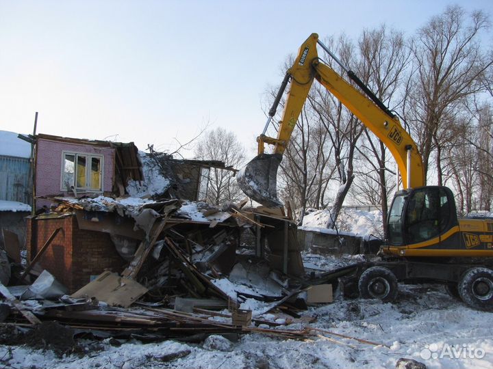 Уборка территории Снос строений