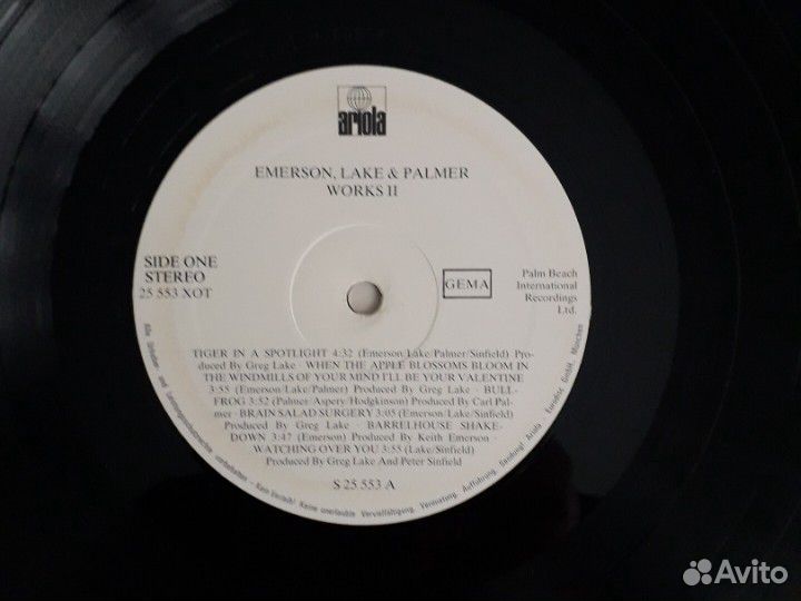 Emerson Lake & Palmer, 1977 LP