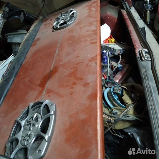 Задняя полка ваз 2109 с колонками kicker