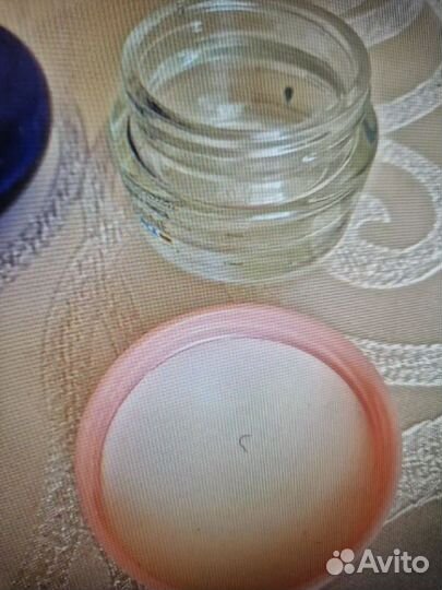 Баночки стеклянные из под крема