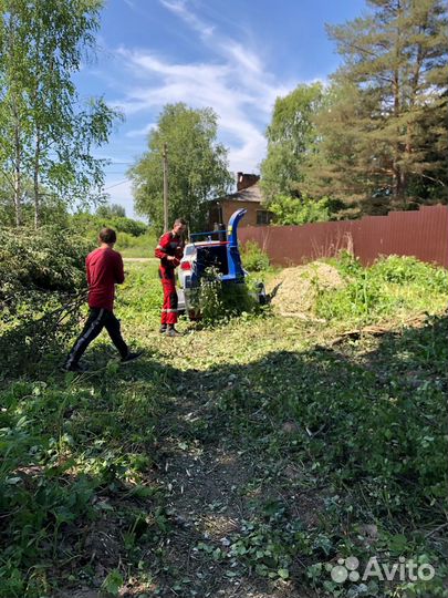 Аренда измельчителя веток, дробилка