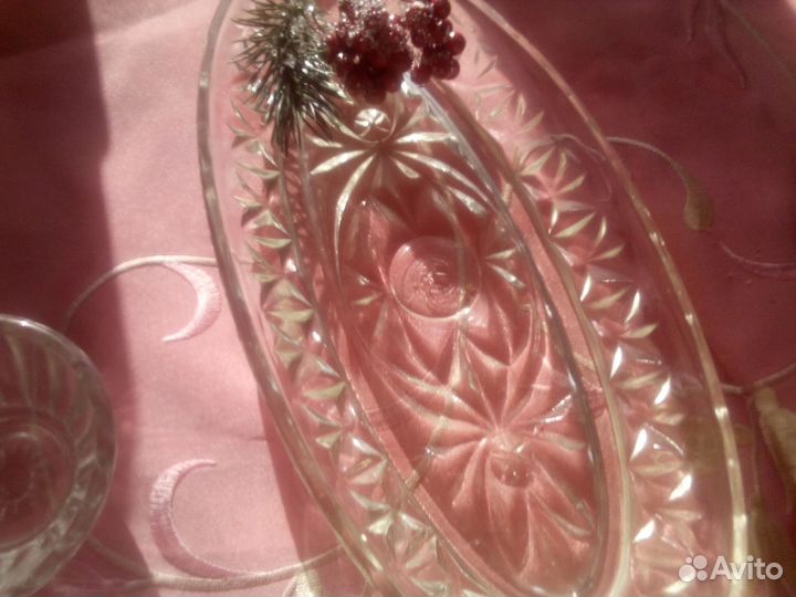 Селедочница стекло СССР