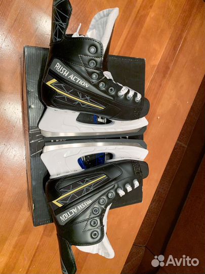 Коньки хоккейные Rush action новые р. 36