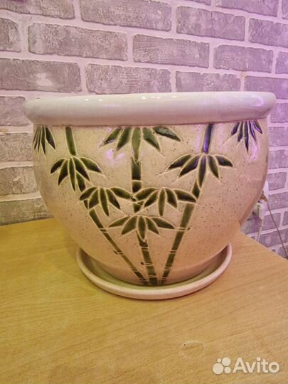 Горшок для цветов керамика большой