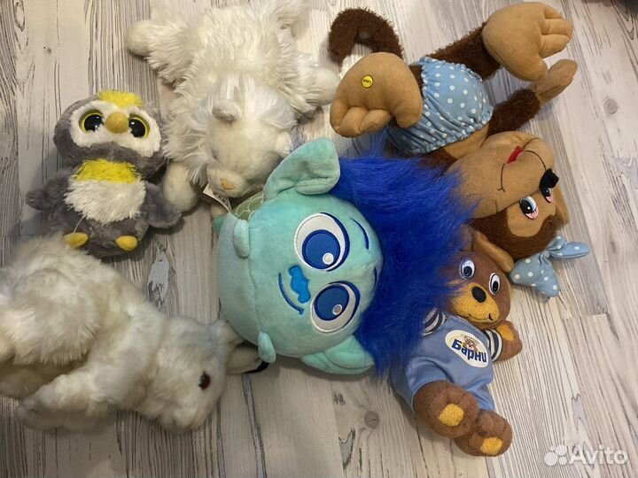 Мягкие игрушки aurora, YooHoo и др