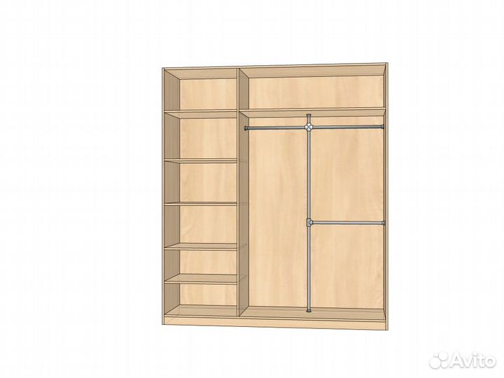 Шкаф купе с зеркалом