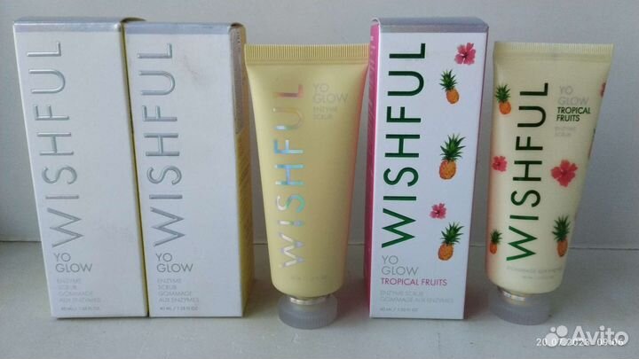 REN, wishful уход для лица крем,скраб- пилинг
