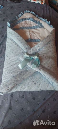 Конверт на выписку для мальчика бу