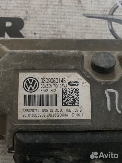 Блок управления двигателем Volkswagen Polo седан