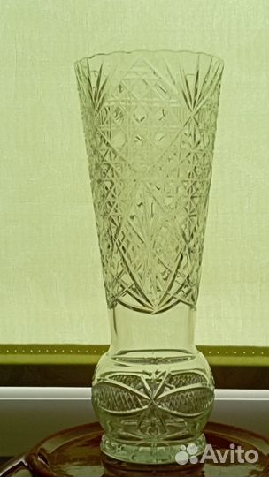 Ваза хрустальная