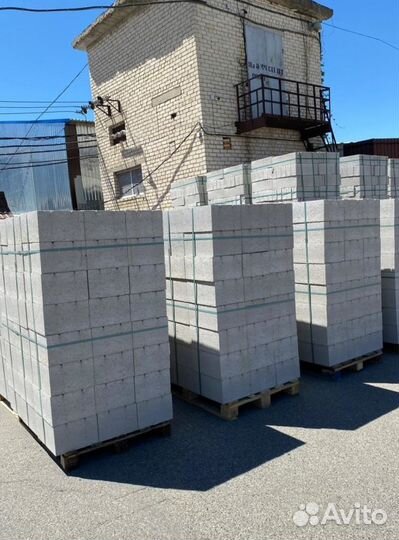 Пеплоблок М35 390х190х190