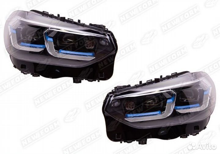 Передние фары рестайлинговые BMW X3 G01