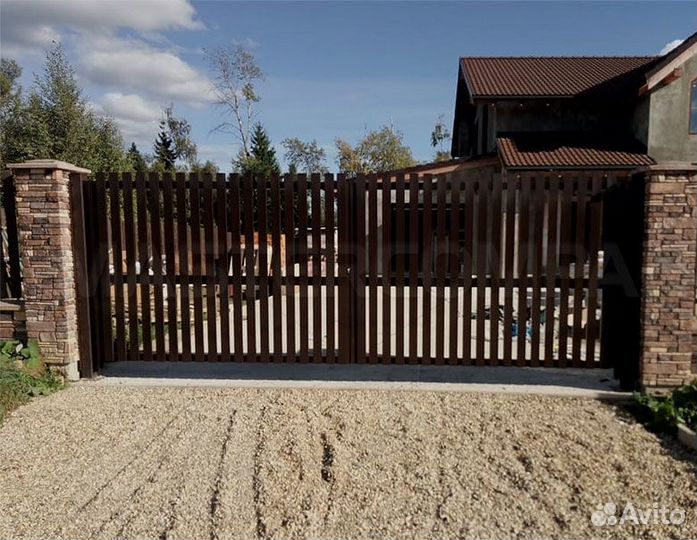 Распашные ворота 3500*2100