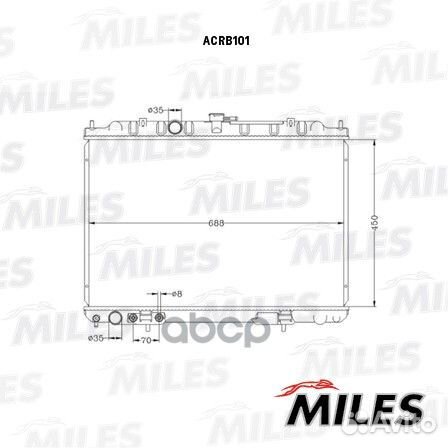 Acrb101 miles Радиатор охлаждения двигателя ACR
