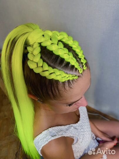 Афрокосы, боксерские косы, брейды, брейды в хвост