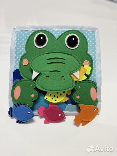 Развивающая книга из фетра