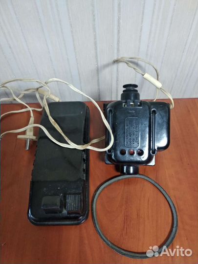 Двигатель и педаль для швейной машины