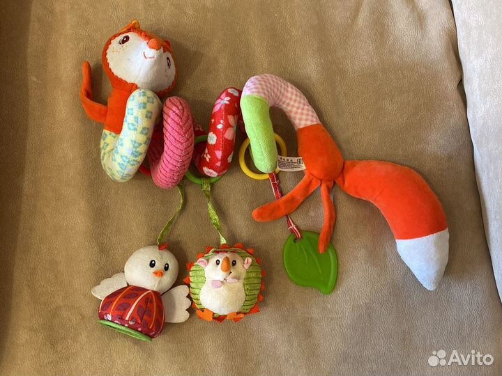 Развивающие игрушки, погремушки, грызунки, сортеры