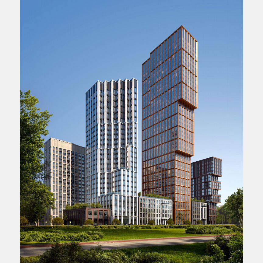 2-к. квартира, 80,1 м², 2/44 эт.