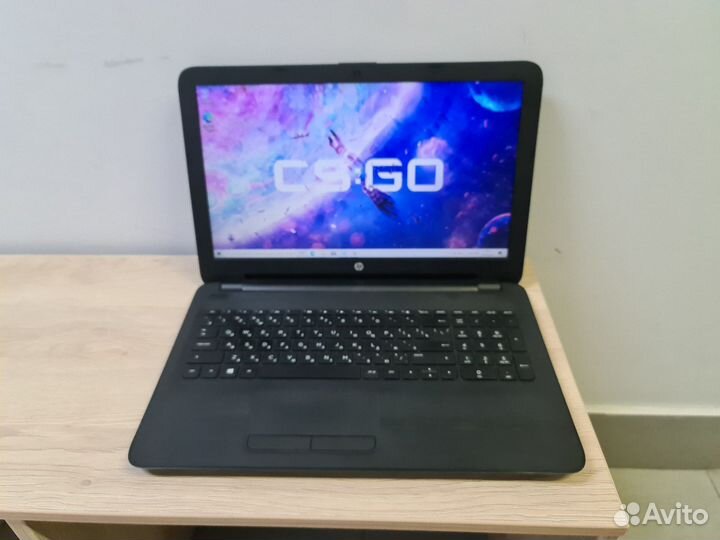 Ноутбук 4 ядра SSD 500 HP 15.6 дюйм