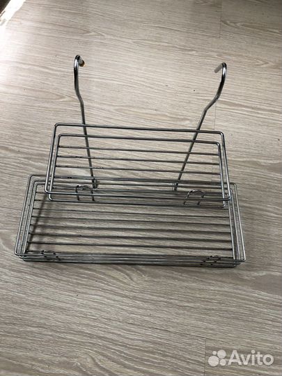 Навесная полка на рейлинг угловая и прямая