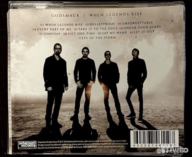 Музыкальные cd диски Godsmack new album '23