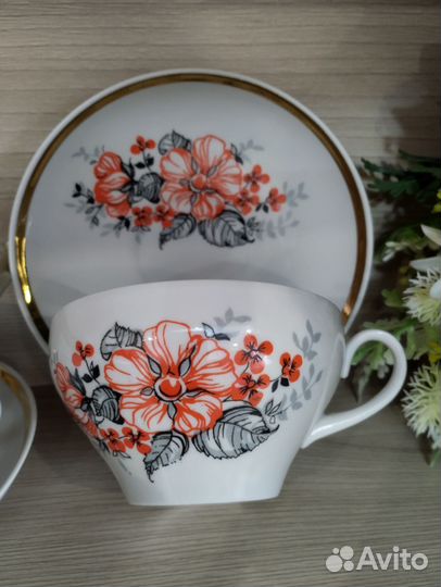 Чайный сервиз.СССР.Дулево