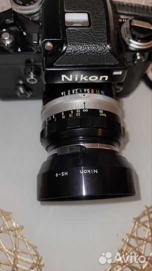 Nikkor S.C Auto 50mm f1.4, бленда, UV-фильтр