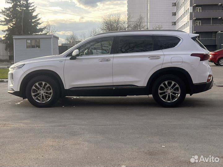Hyundai Santa Fe 2.2 AT, 2019, 87 000 км