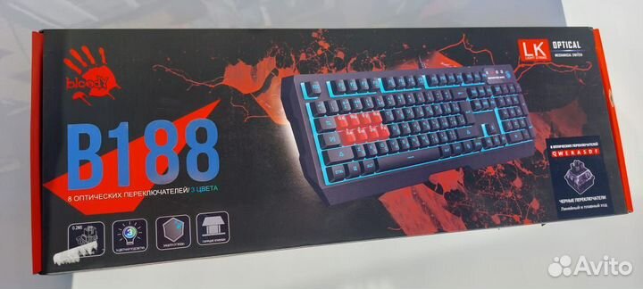 Игровая клавиатура A4tech Bloody B188