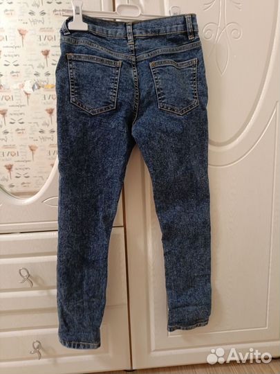 Джинсы узкие для девочки