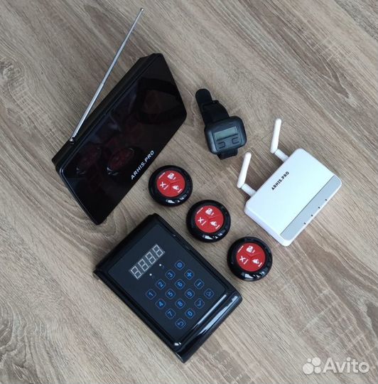 Кнопка вызова медперсонала, персонала, врача, часы