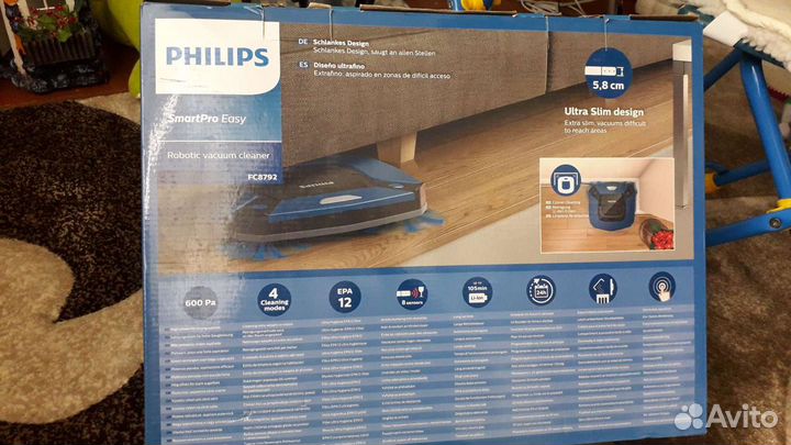 Робот пылесос philips