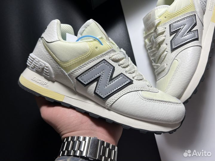 Кроссовки женские New Balance 574 натуральные