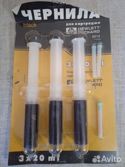 Чернила для картриджа HP hewlett packard