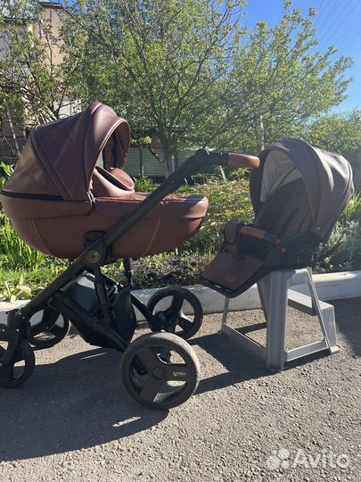 Коляска verdi 3 в 1 эко-кожа