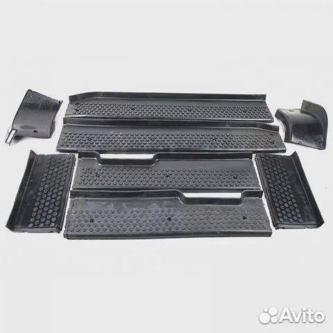 Накладки порога УАЗ Патриот до 2014 г. (8 шт)