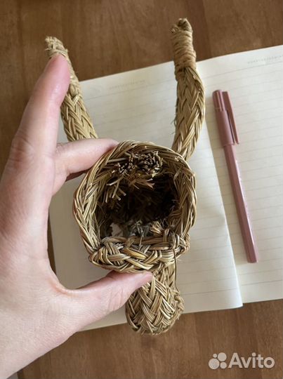 Голова осла солома чучело