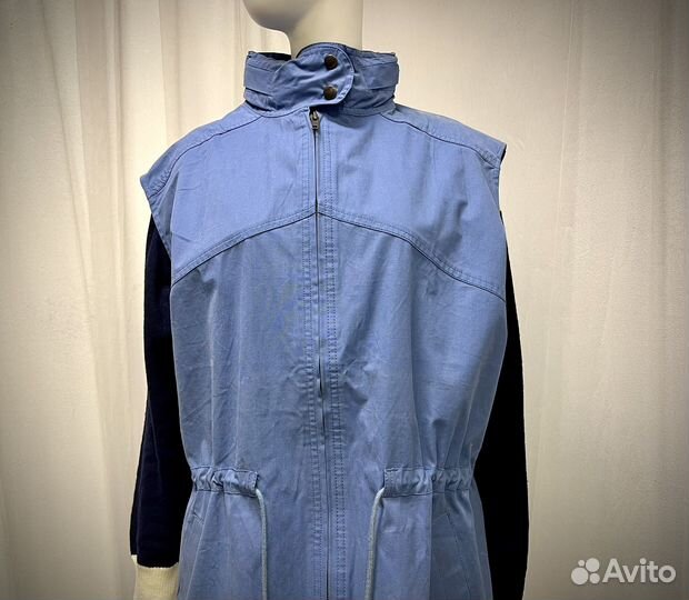 Винтаж жилет 80-х хлопок