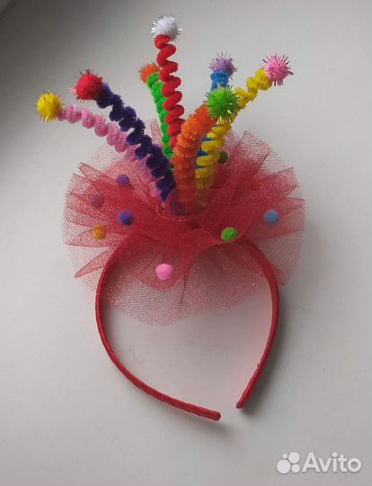 Ободок хлопушка заколки/ резинчки