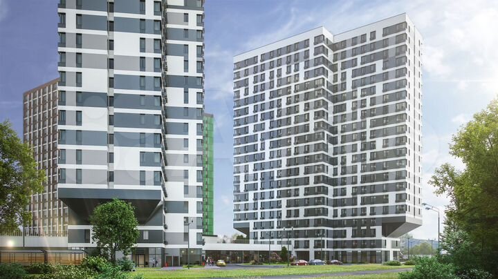 Апартаменты-студия, 23,5 м², 12/21 эт.