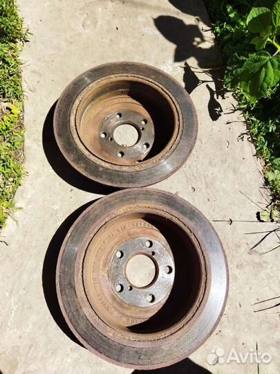 Комплект тормозных дисков subaru forester S12 ориг