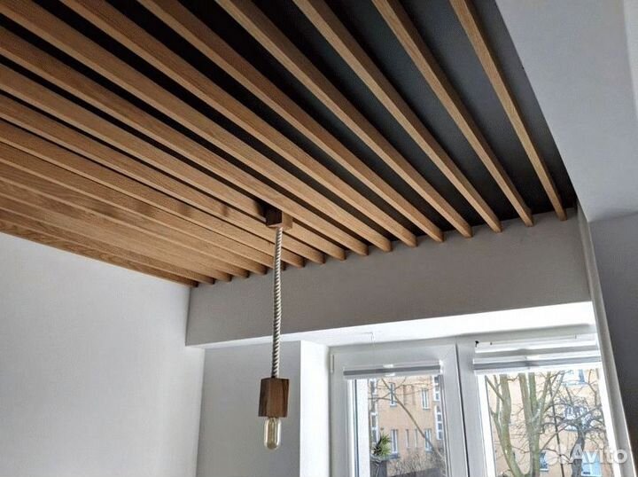 Декоративные рейки из дерева в квартиру